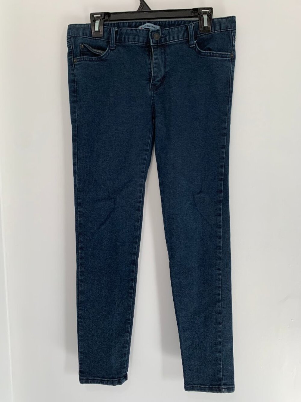 Invisible Denim Dark Wash Fitted Stretch Skinny Jeans Size 30 Made In Korea